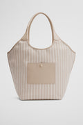 Lottie Canvas Hobo Shopper Bag