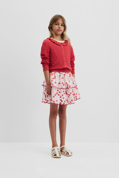 Frill Neck Cardigan