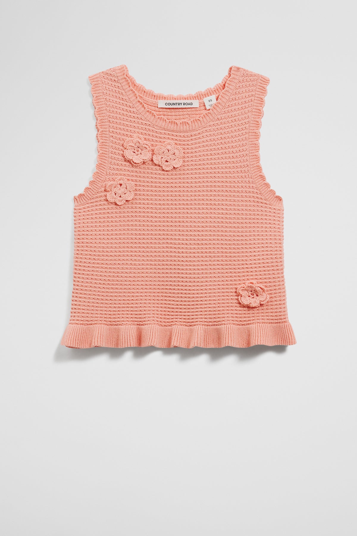 Flower Knit Tank