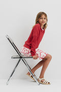 Cherry Tiered Skirt