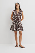 Printed Mini Dress