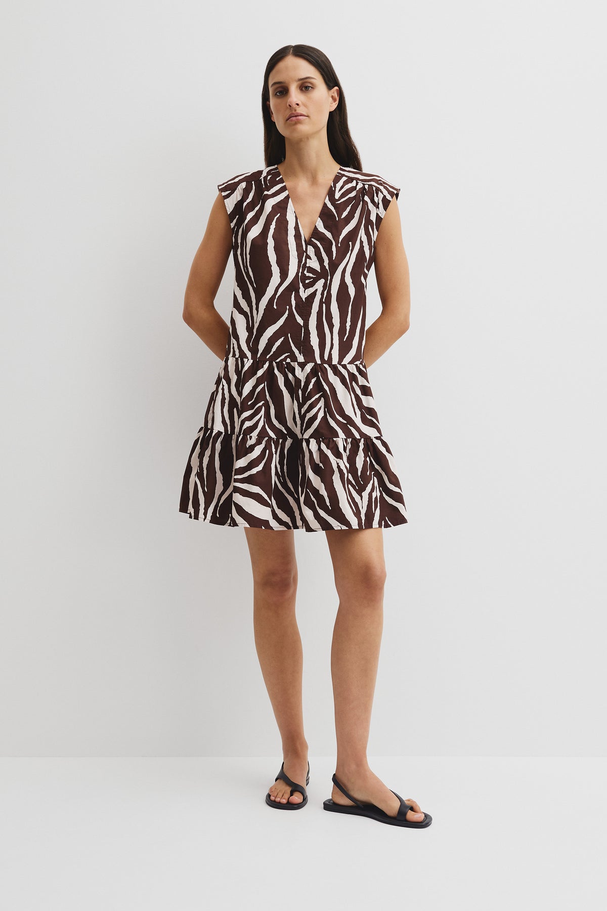 Printed Mini Dress