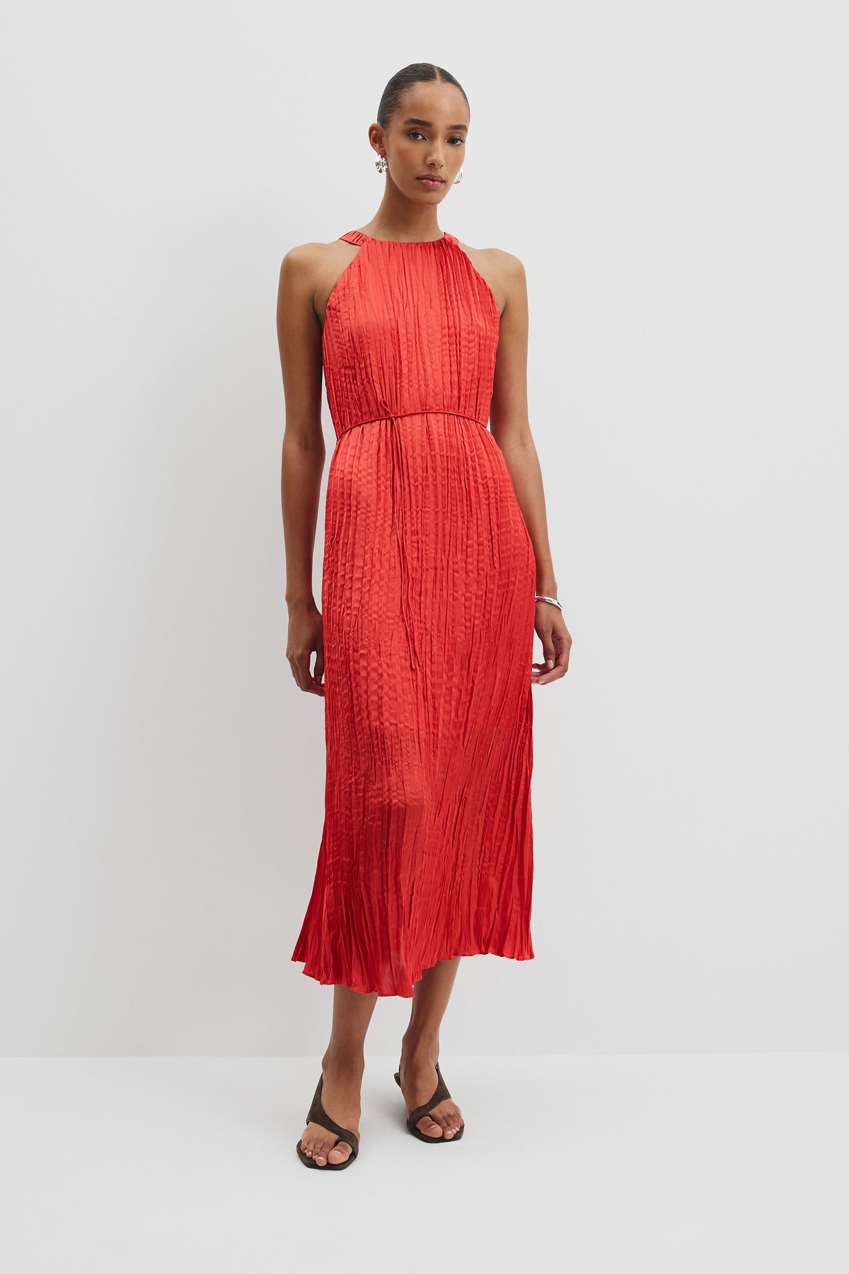 Crinkle Maxi Dress