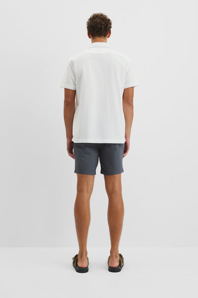 Short Sleeve Relaxed Good Earth Cotton Oxford Shirt