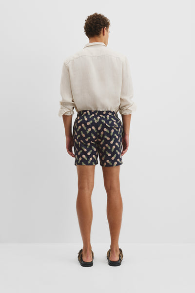 Pineapple Print Swim Straight