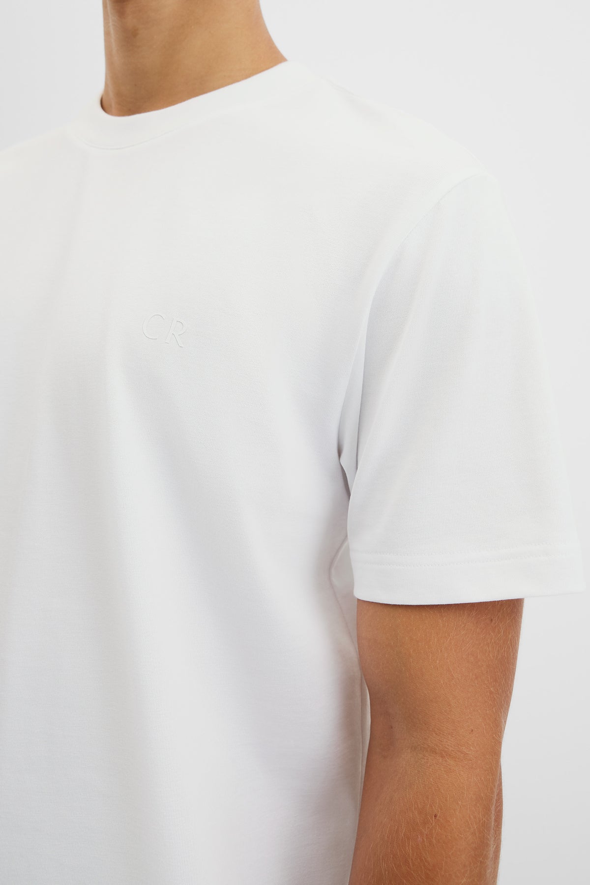 Australian Cotton Cr Logo T-Shirt