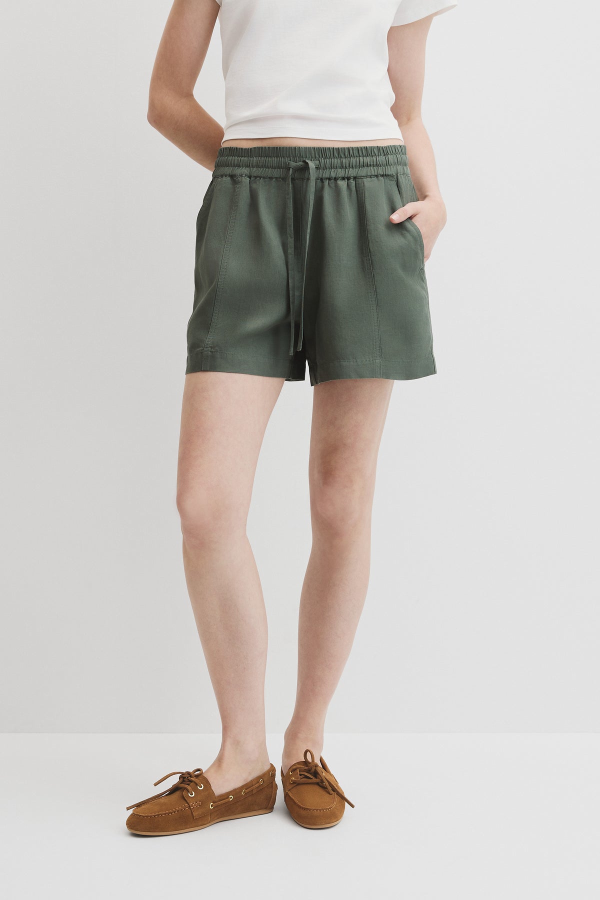 Panelled Short