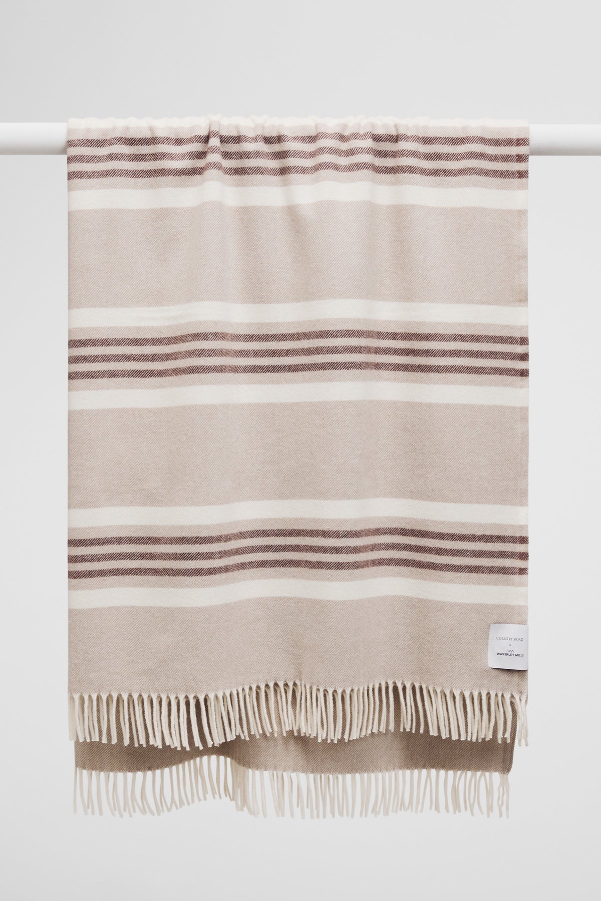 Cr X Waverley Mills Moya Merino Wool Throw
