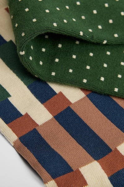 Pattern Sock Pack of 2