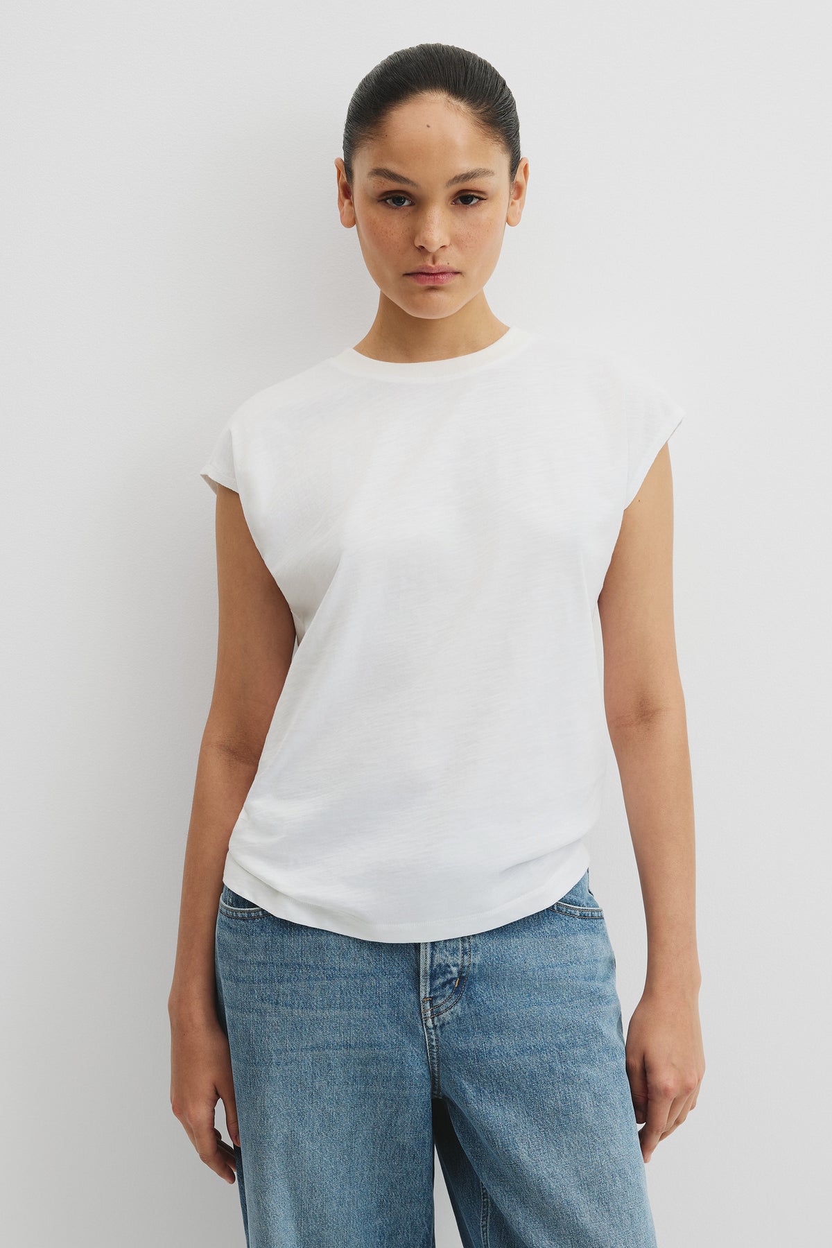 Australian Cotton Crew Neck Slub T-Shirt