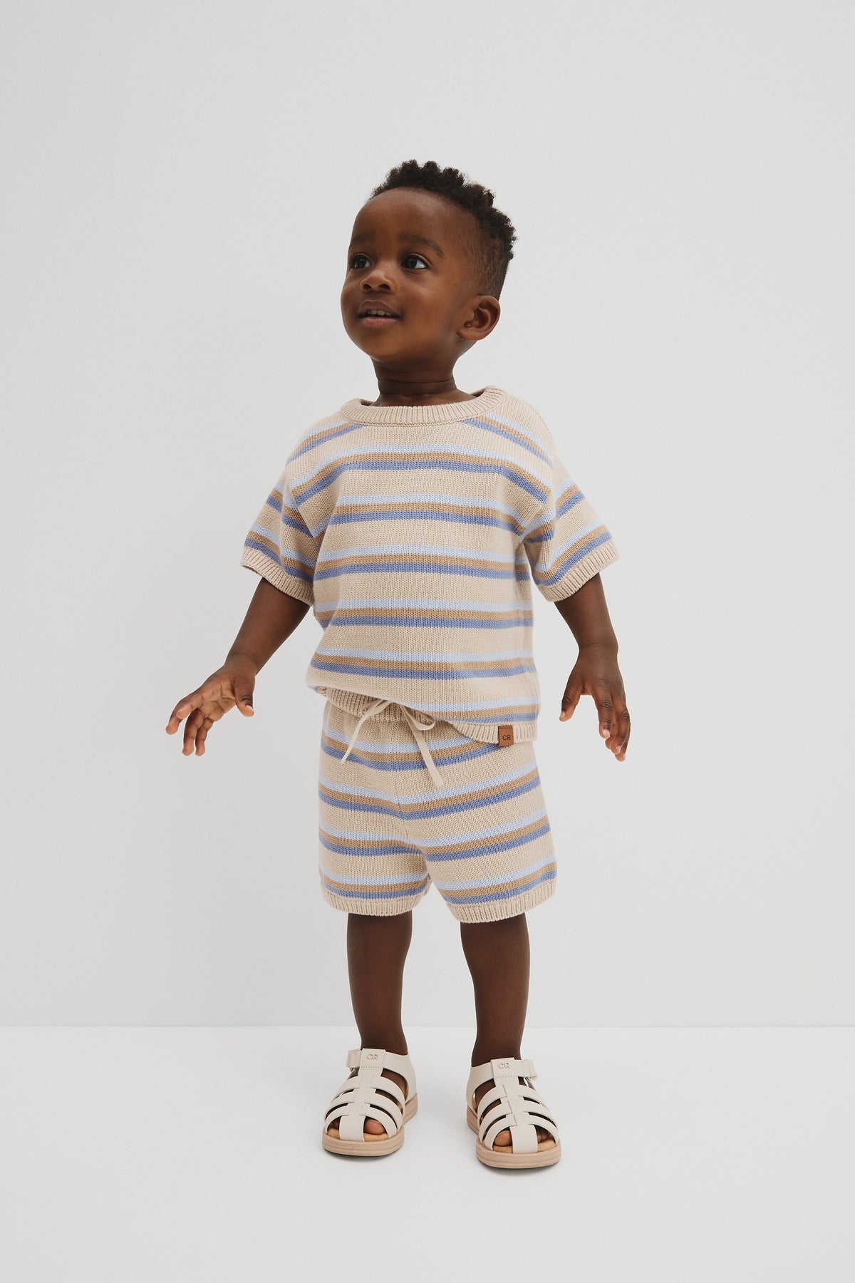 Stripe Knit Short