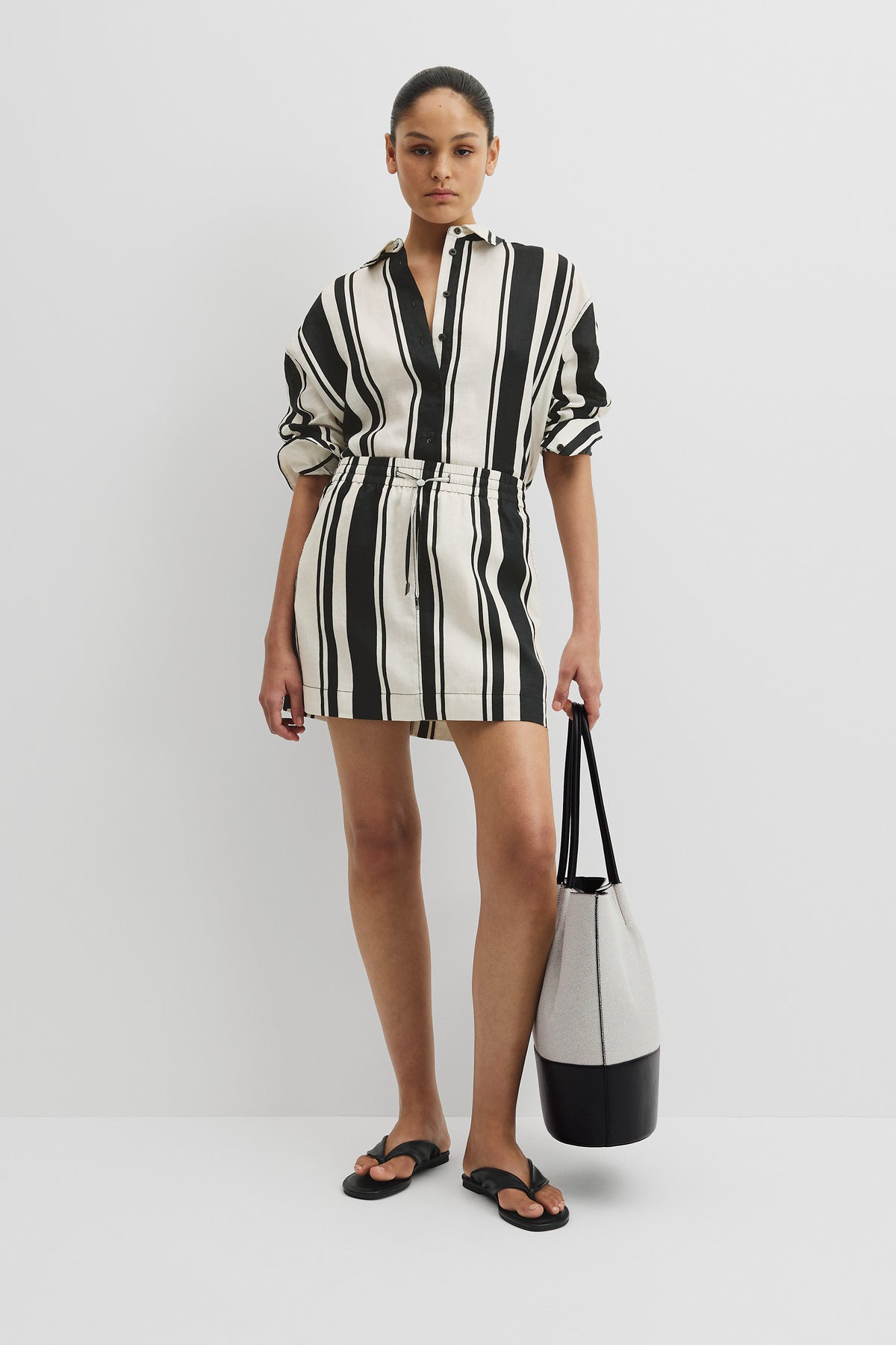 Print Pull On Skirt