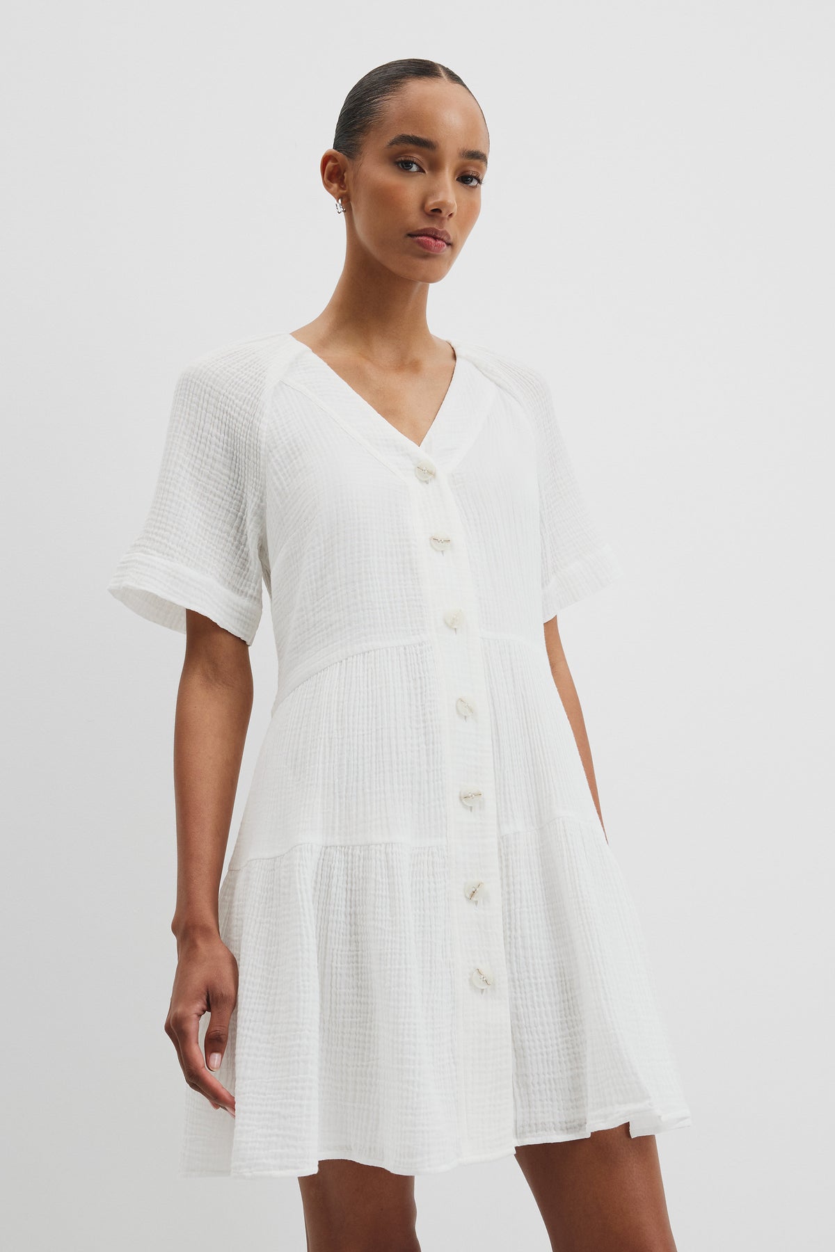 Tiered Mini Dress