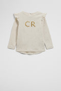 Australian Cotton Logo Frill T-Shirt