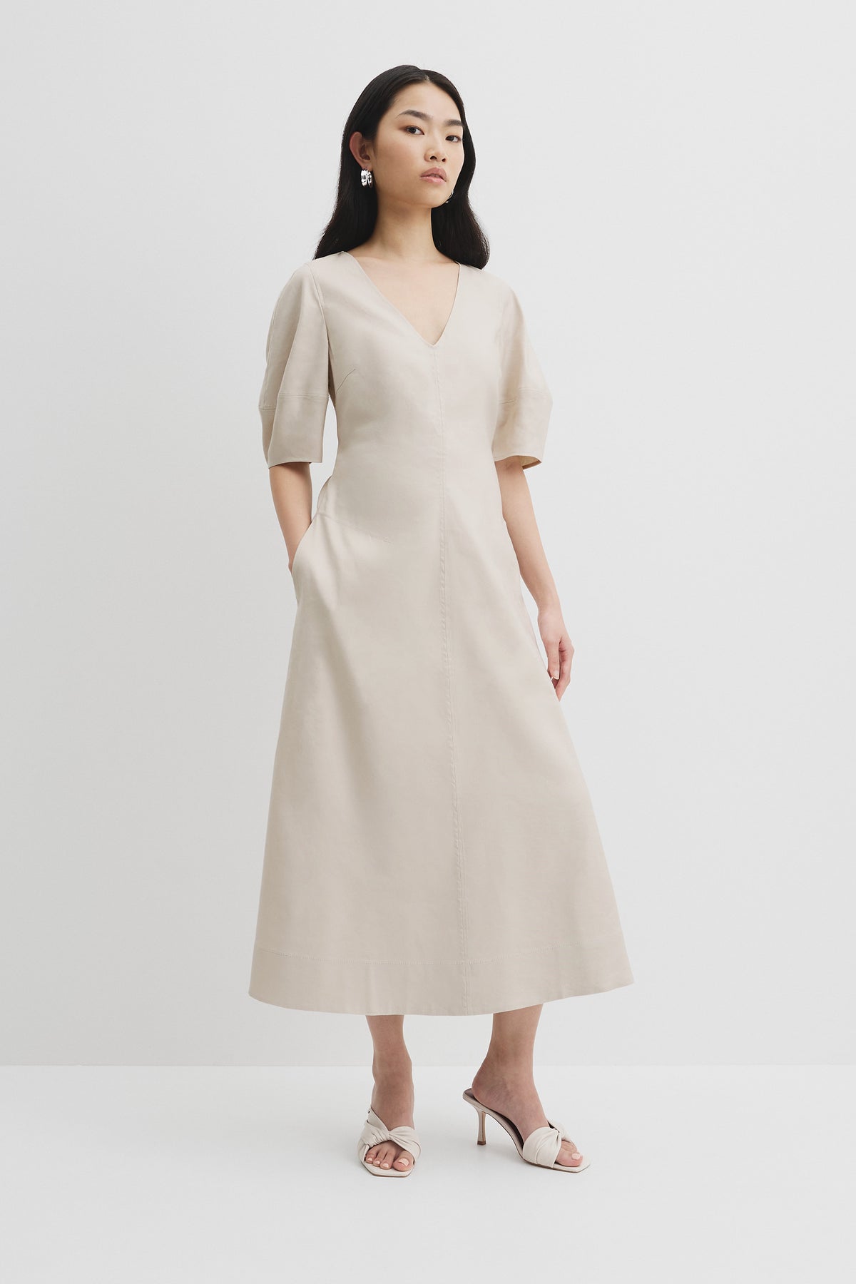 Fit And Flare Midi Dress