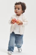Organically Grown Cotton Cord Knit Cardigan