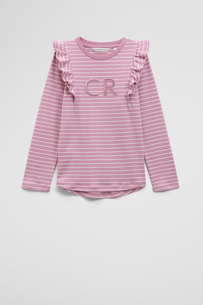 Australian Cotton Logo Frill T-Shirt