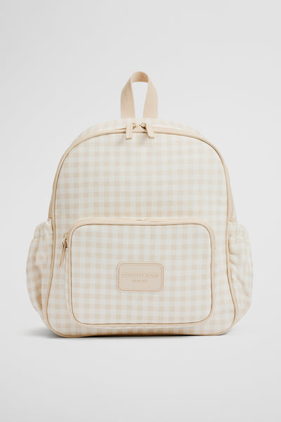Gingham Backpack
