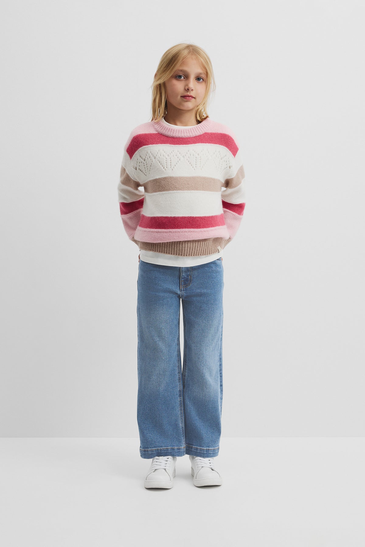 Striped Textured Knit