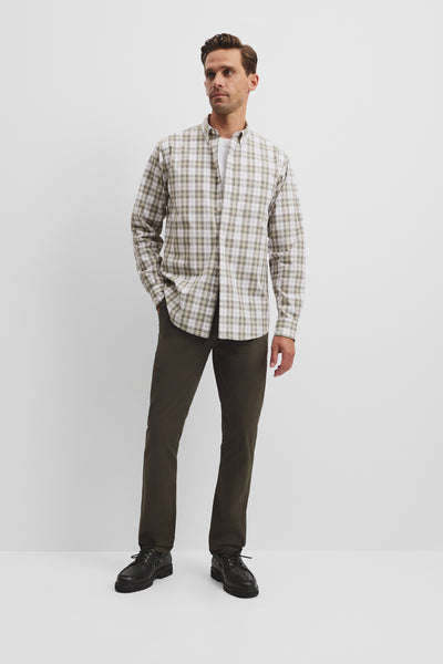 Regular Fit Cotton Check Shirt
