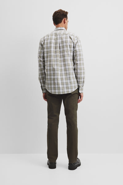 Regular Fit Cotton Check Shirt