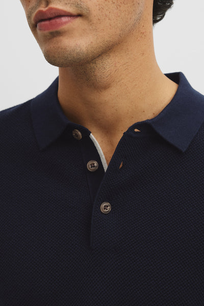 Short Sleeve Australian Good Earth Cotton Pique Knit Polo