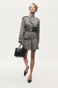 Gingham Wrap Jacket