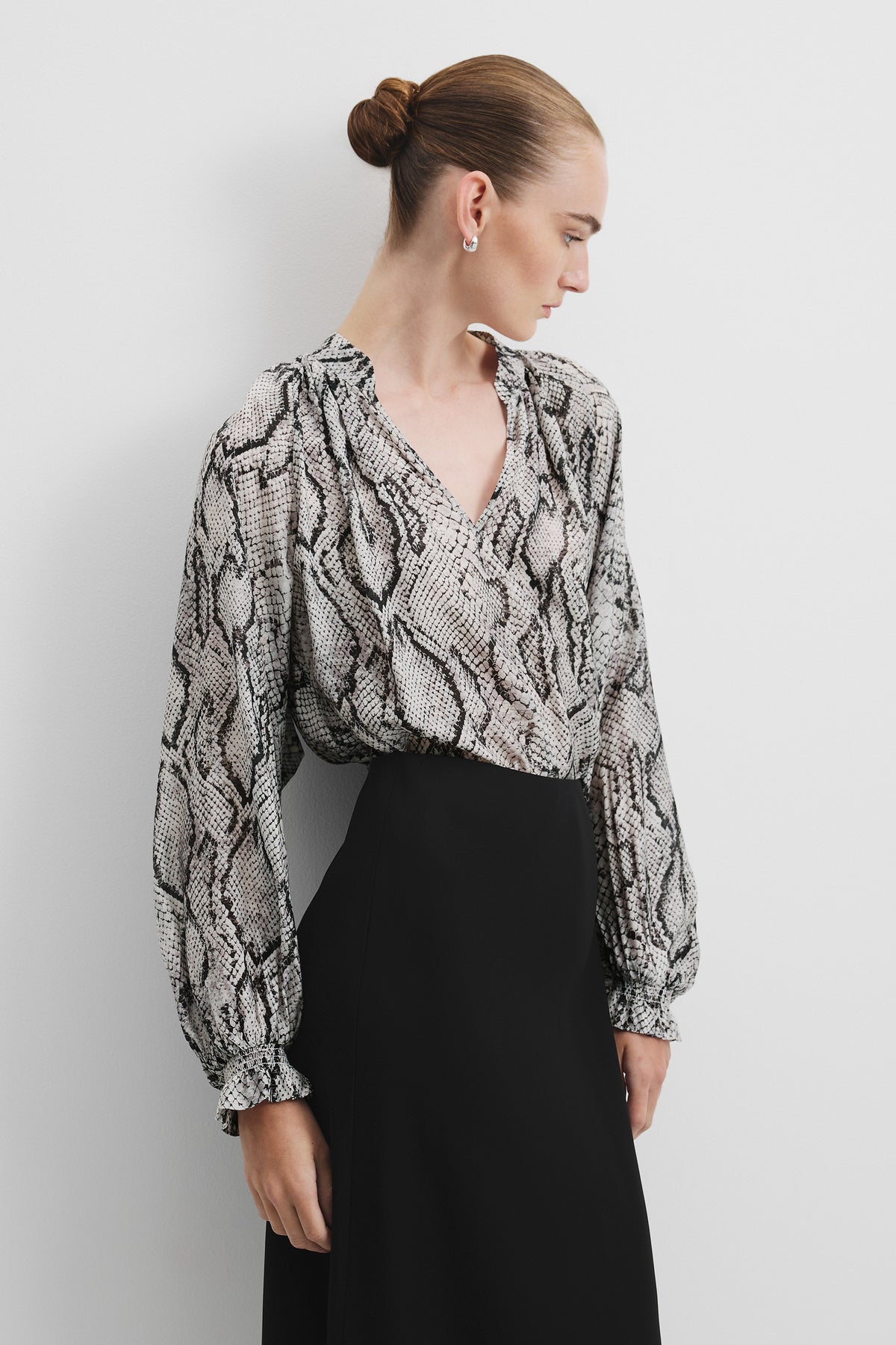 Snake Print Blouse