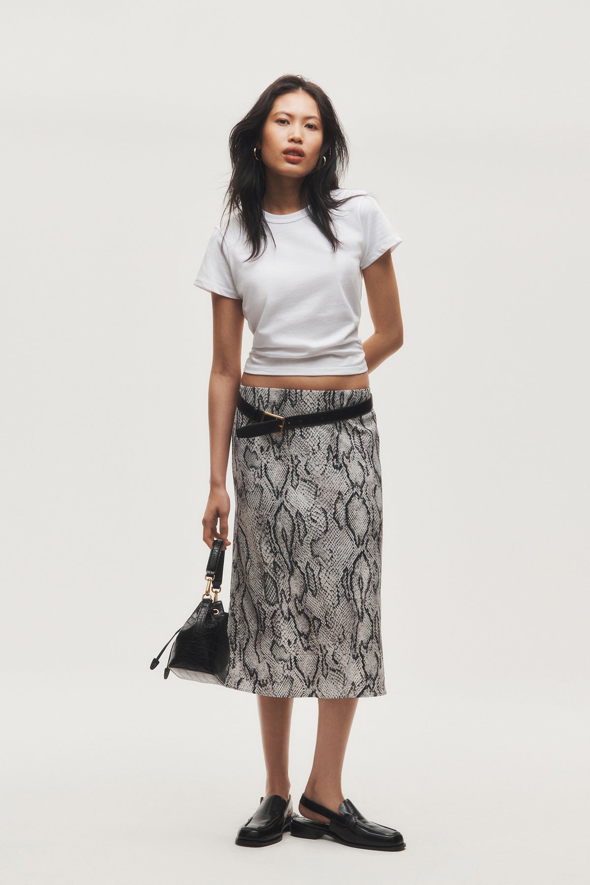 Print Midi Skirt