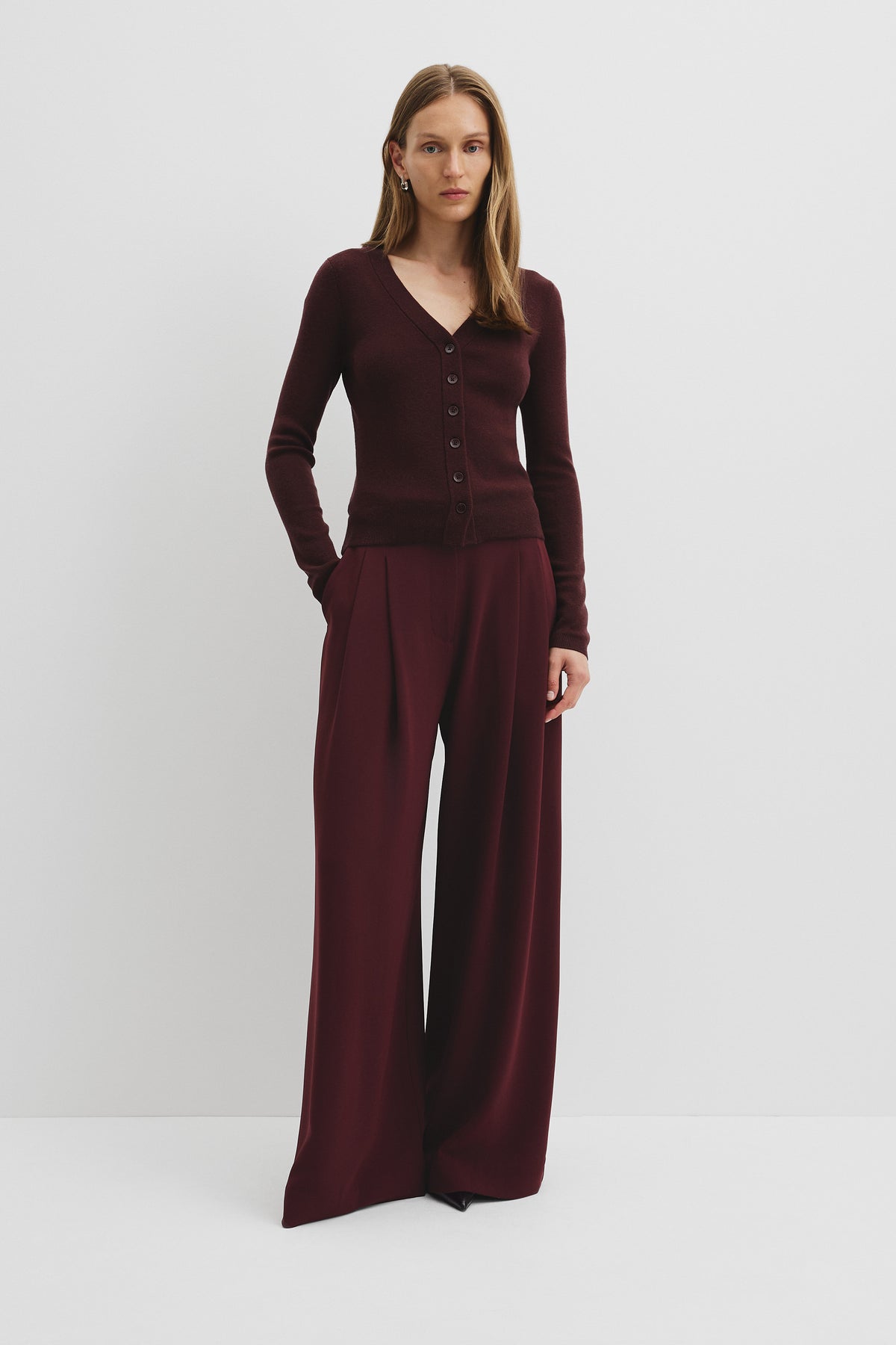 Wool Silk Cardigan