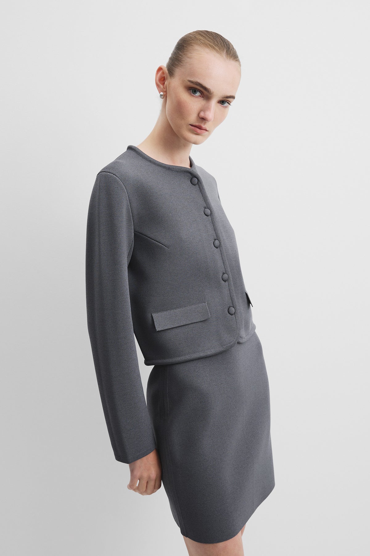 Compact Knit Jacket