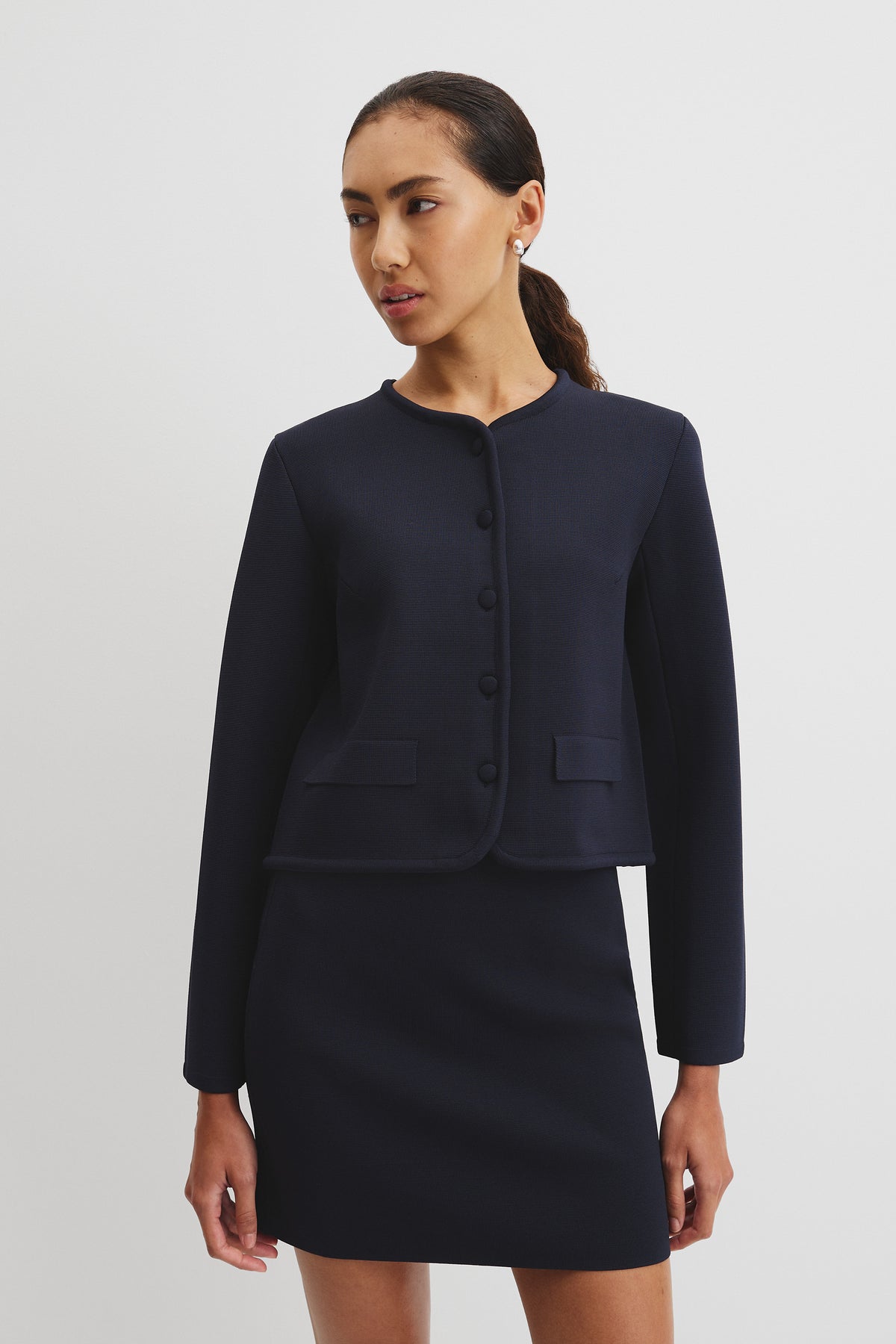 Compact Knit Jacket
