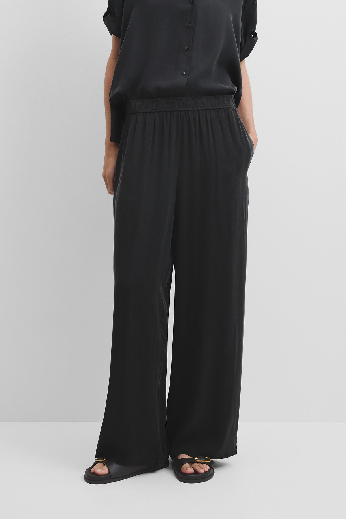 Pull On Cupro Pant