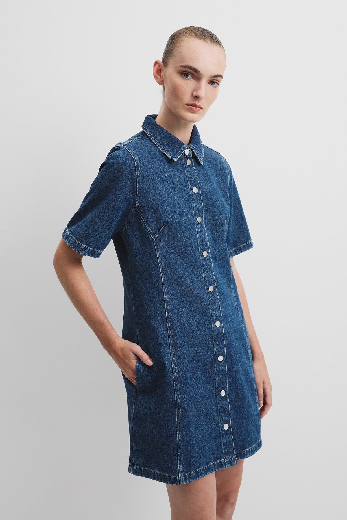 Denim Mini Dress
