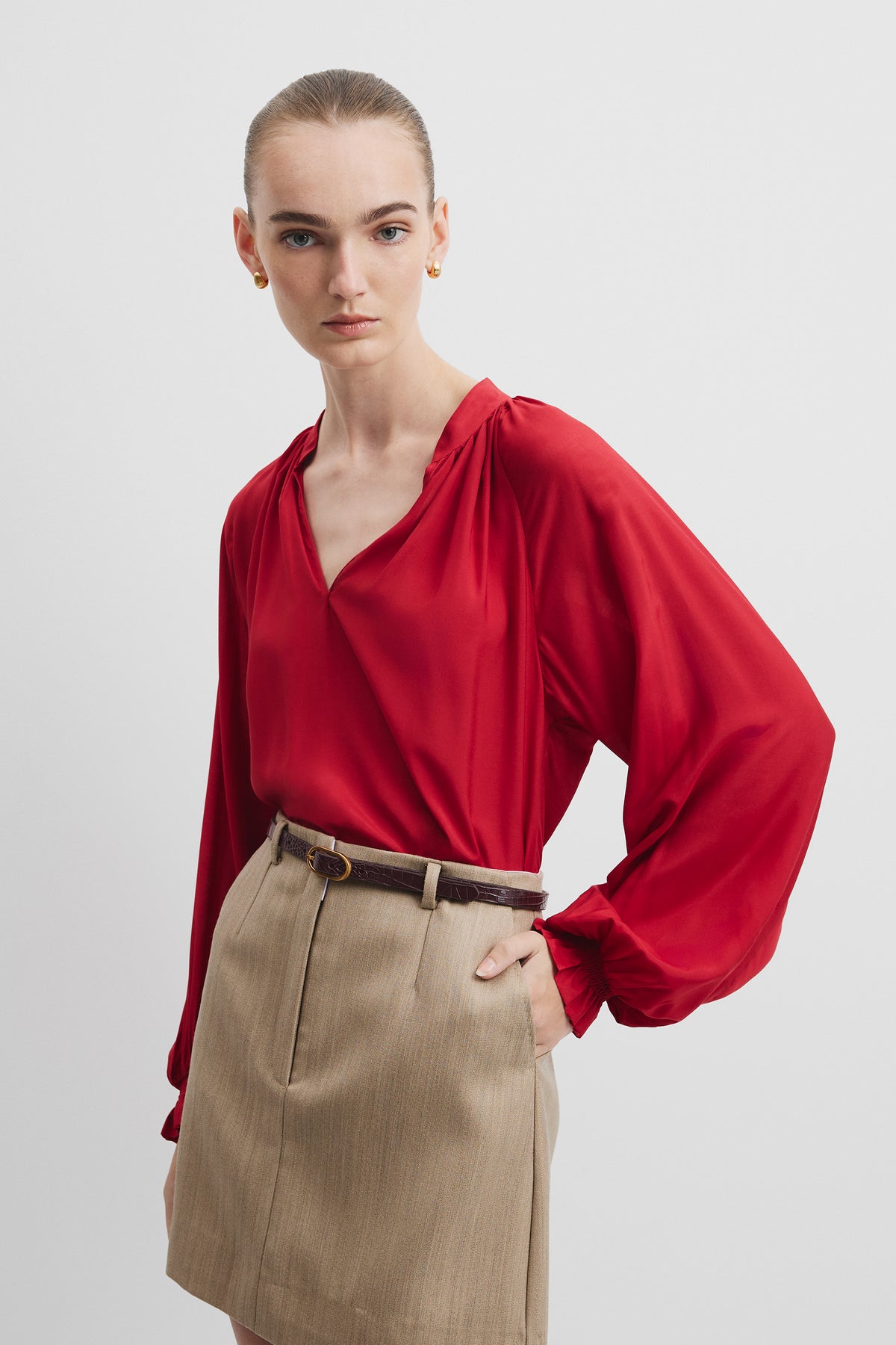 Draped Blouse