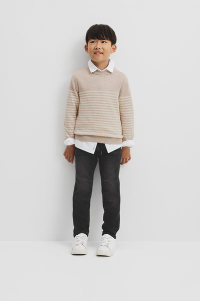 Stripe Country Road Logo Knit