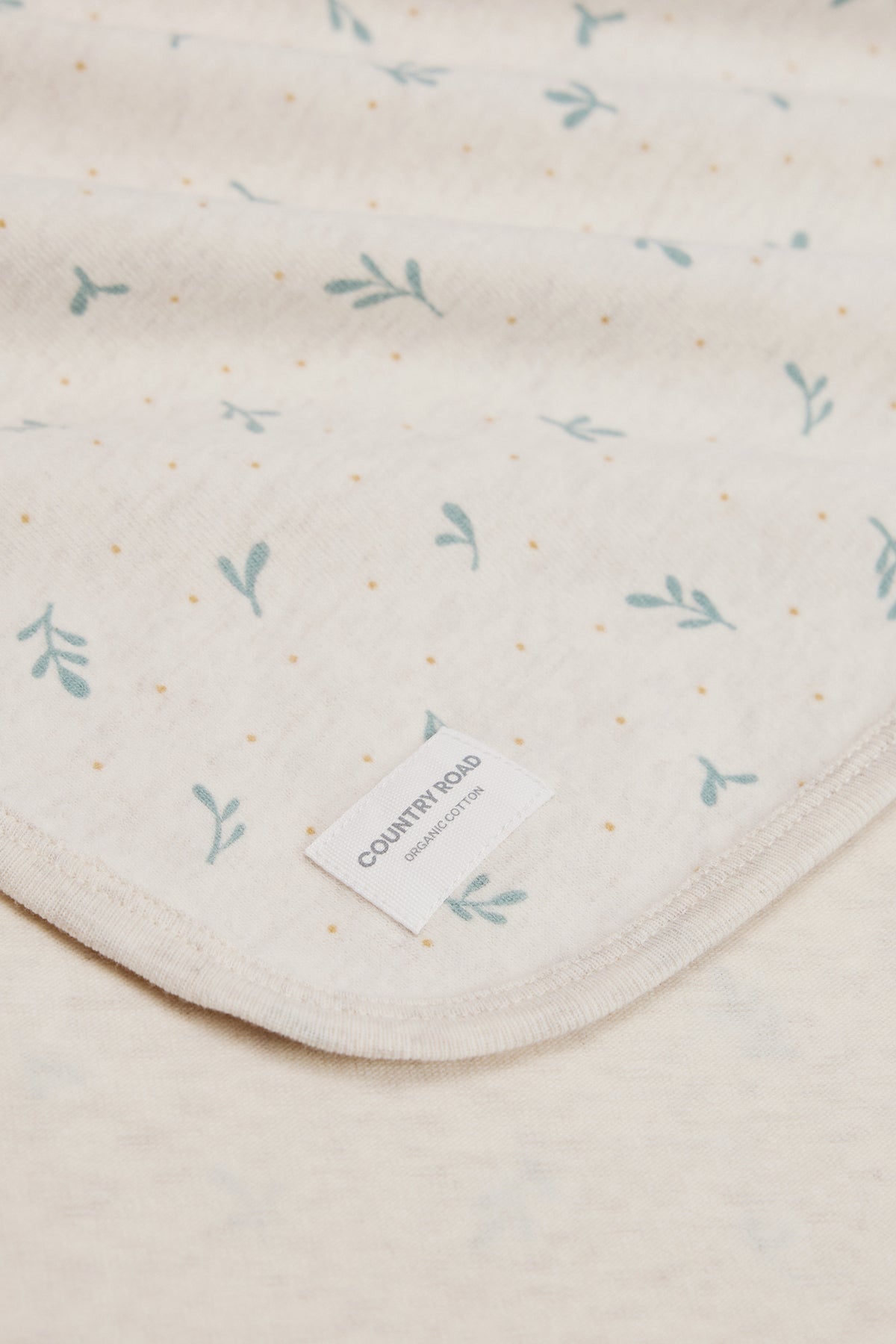 Organically Grown Cotton Blend Newborn Blanket