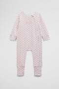 Organically Grown Cotton Blend Logo Zip Jumpsuit