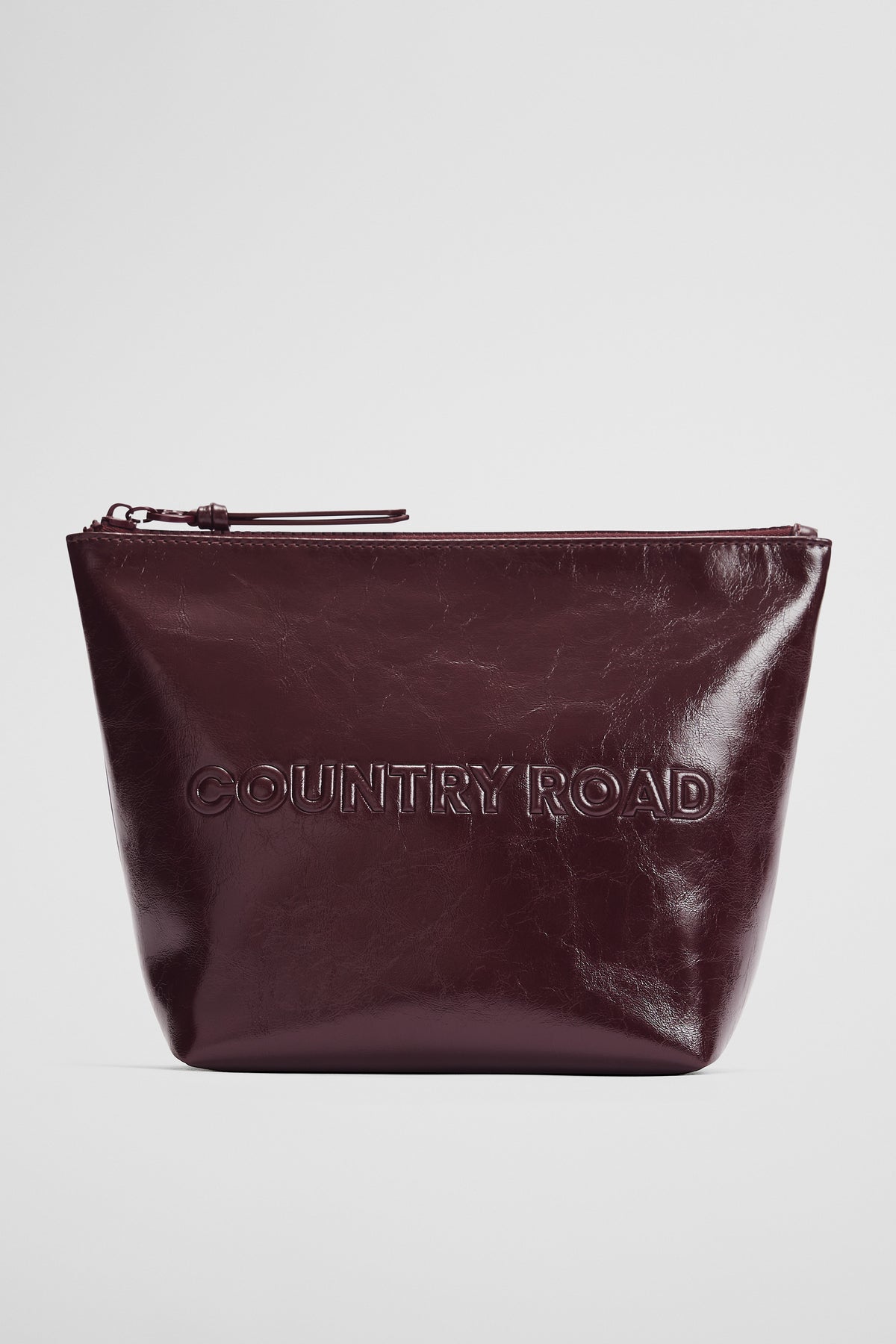 Branded Detail Tri Cosmetic Case