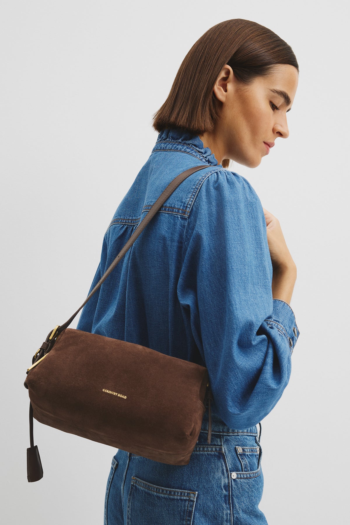 Isla Leather Shoulder Bag