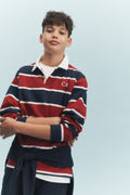 Teen Long Sleeve Rugby T-Shirt