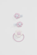 Flower Hair Pack Of 3