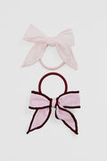 Gingham Hairtie Pack Of 2