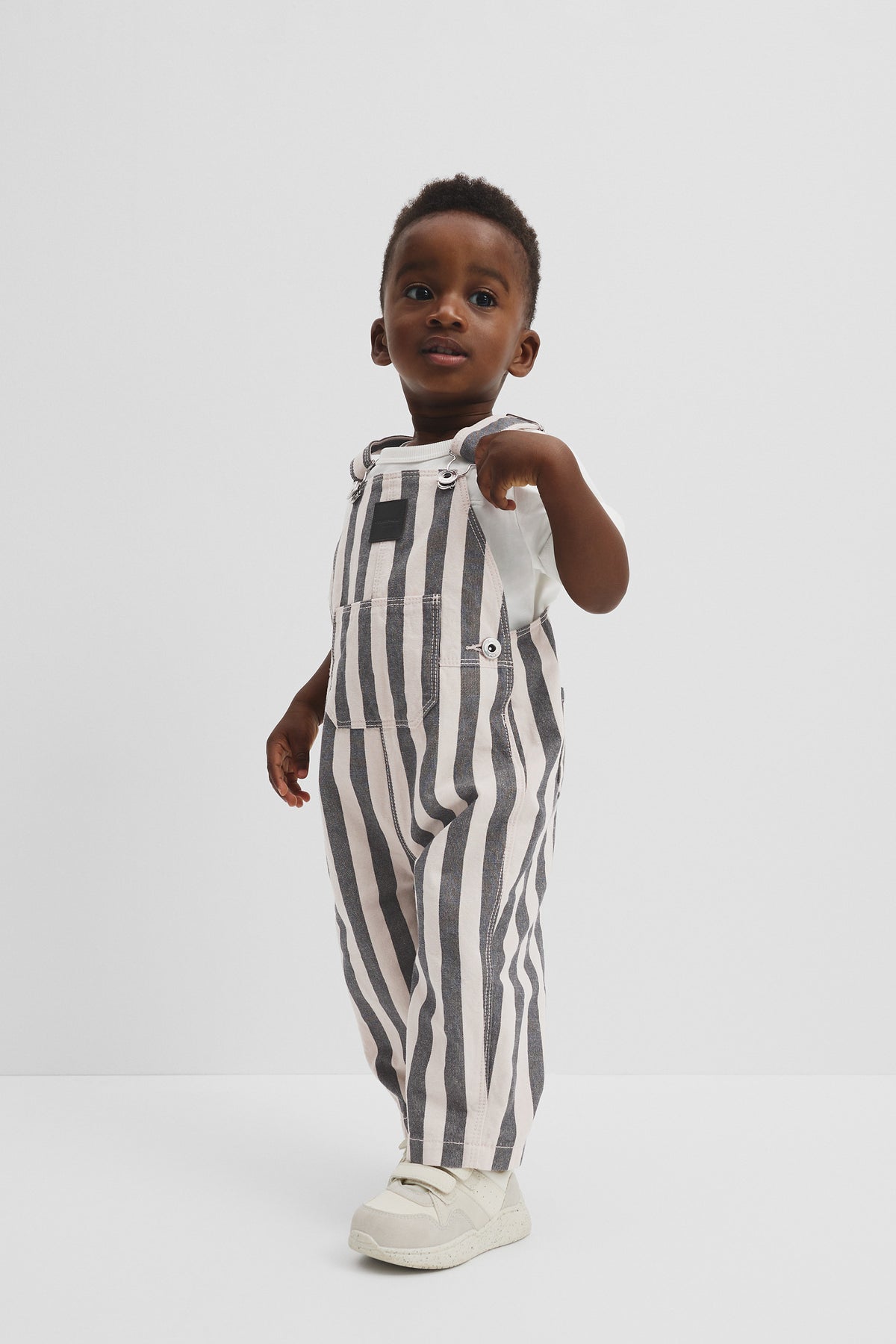 Stripe Overalls