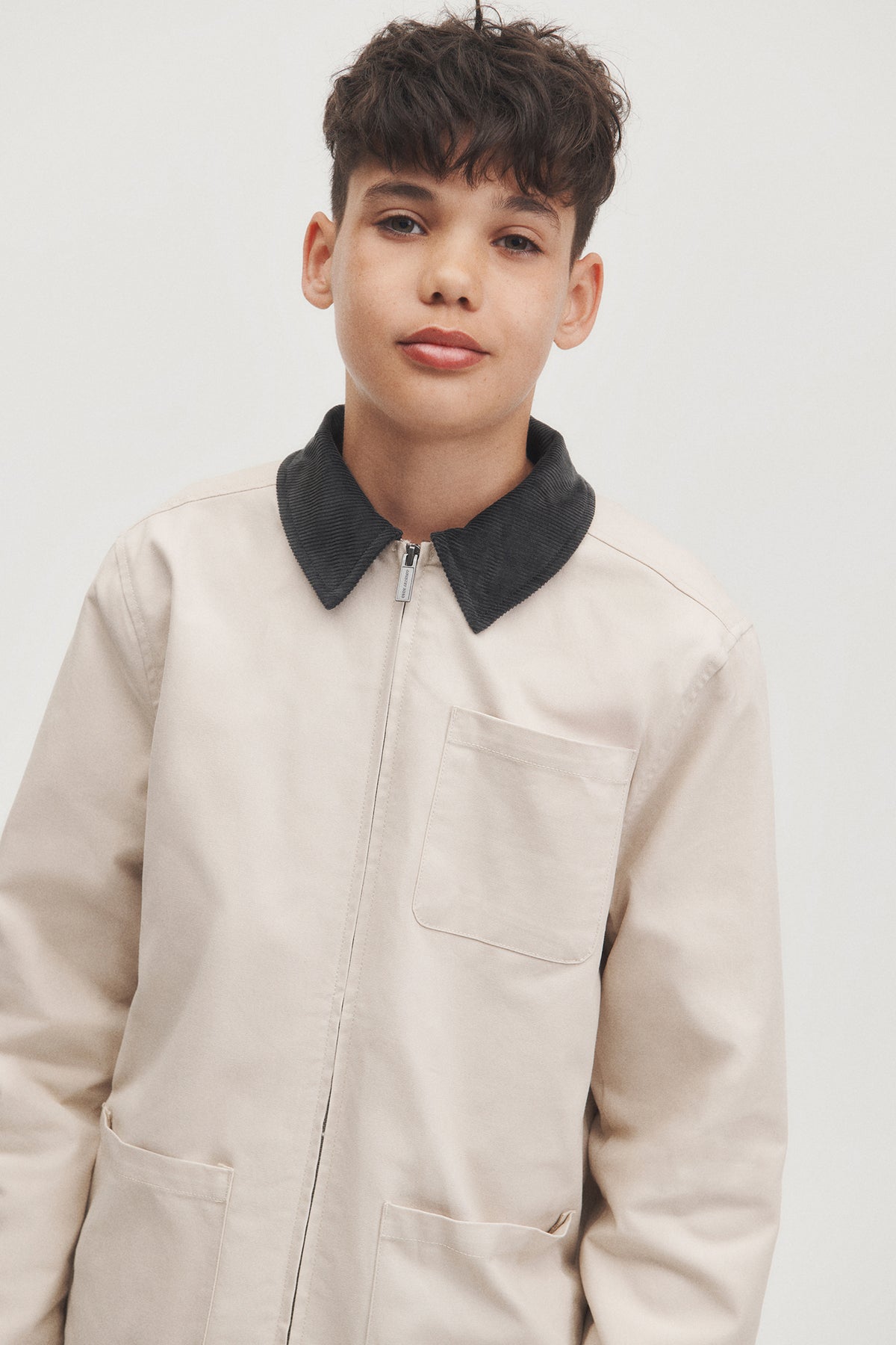 Teen Zip Through Barn Jacket
