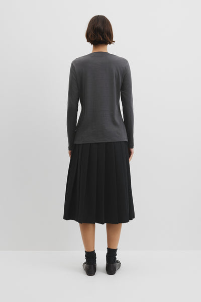 Australian Good Earth Cotton Textured Slub T-Shirt