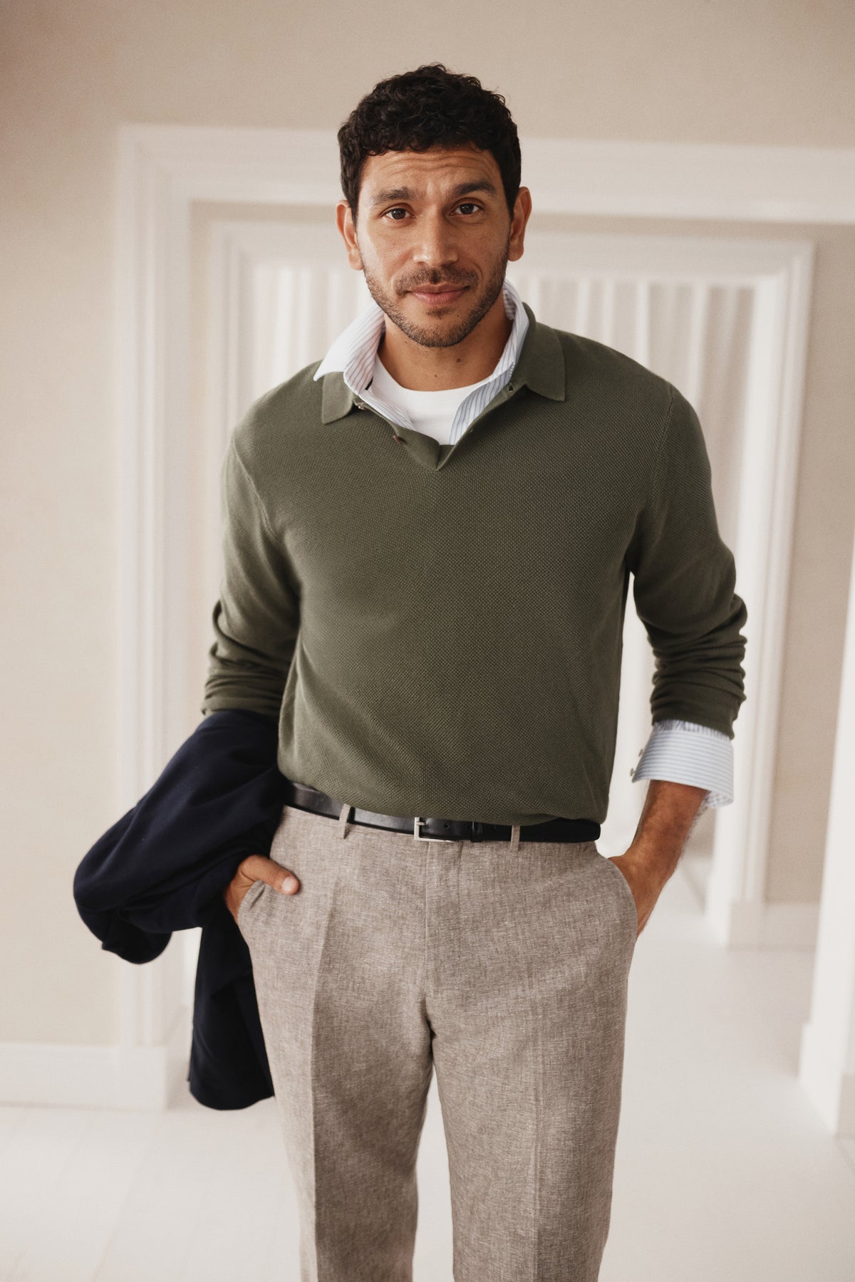 Australian Good Earth Cotton Pique Polo Knit