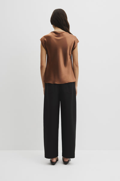 Satin Shell Top