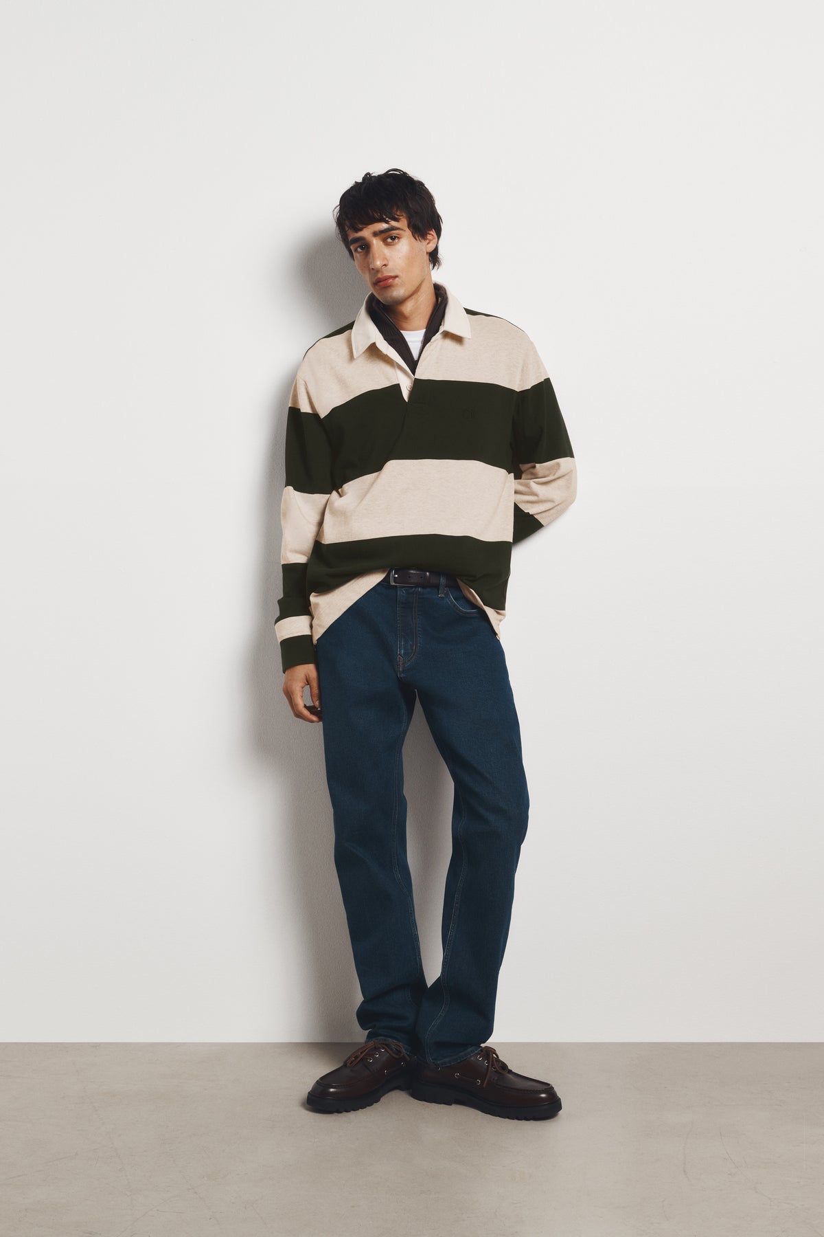 Australian Cotton Stripe Rugby Polo
