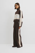 Organically Grown Cotton Blend Knit Pant